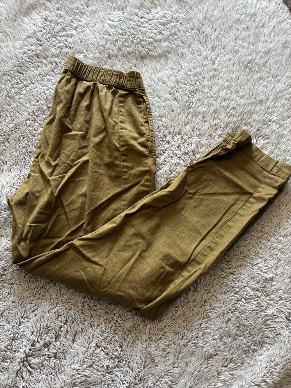 Pact Straight-Leg Pants in Olive Green - Picture 3 of 3